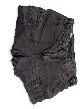 American Eagle Outfitters Black Stretch Cargo Shorts
